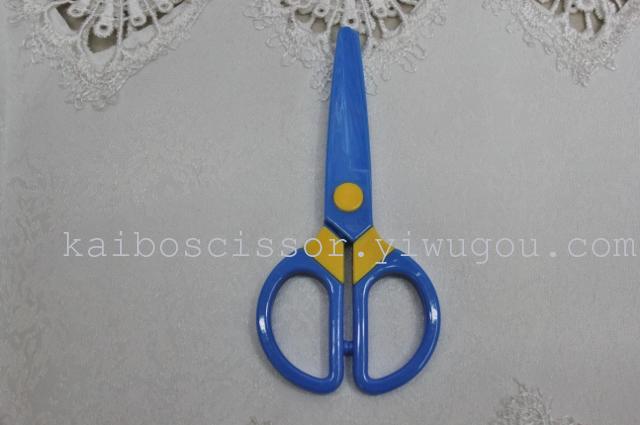 Full plastic nail scissors spring safety KB8017 card for KAIBO cable heart-shaped scissors factory