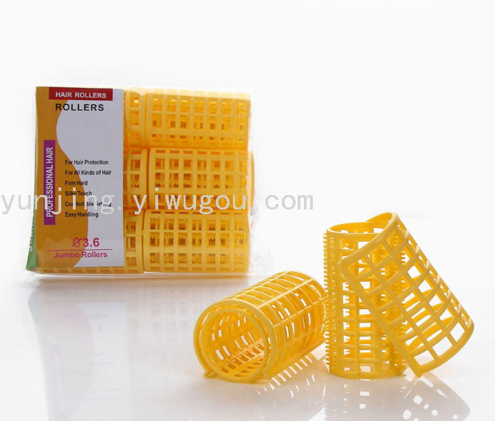 Wholesale Hair Tools Toothed Mother and Child Hair Curlers Plastic Curler Hair Roller Pear Flower Hair Curler 3.6