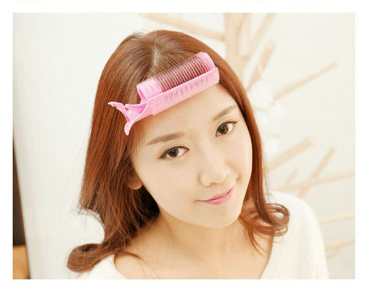 New Korean Air Fringe Curler Plastic Hair Curler Lazy Self-Adhesive Hair Roller Duckbill Hair Curler Plastic Hair Roller