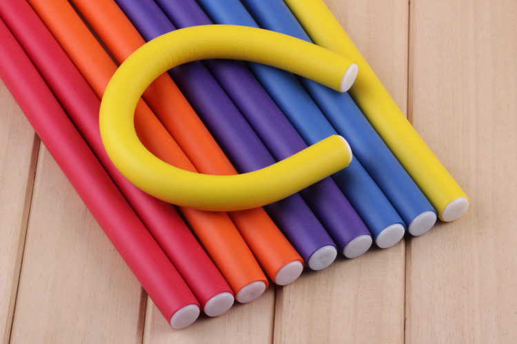 Magic hair curly hair stick roll bar rubber spring cold perm taping pear head hair curler Magic hair curly hair stick roll bar rubber spring cold perm taping pear head hair curler