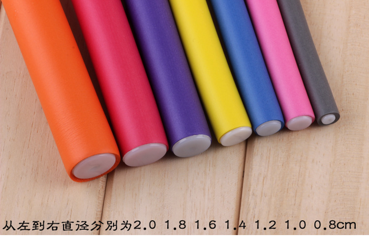 Magic hair curly hair stick roll bar rubber spring cold perm taping pear head hair curler