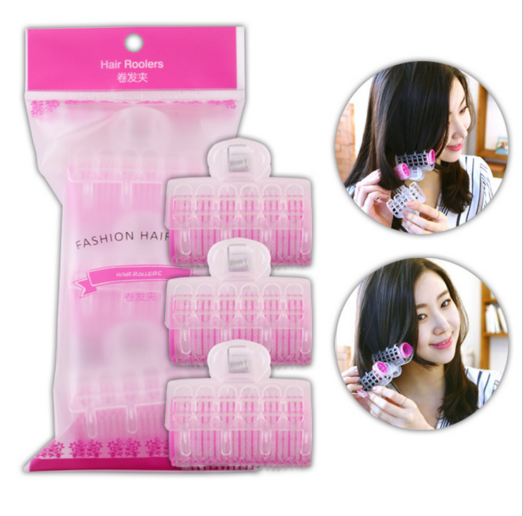 The new hair curler bangs hair curlers air pear self-adhesive curls tool