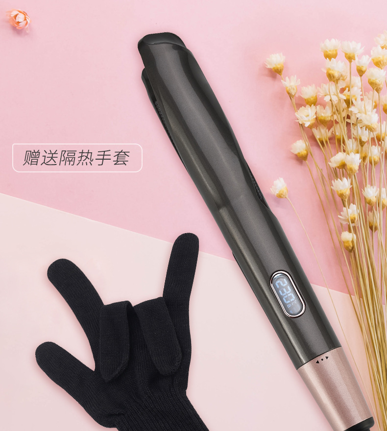 Lescolton's new two-in-one spiral straight hair curler with comb teeth LCD screen. Lescolton's new two-in-one spiral straight hair curler with comb teeth LCD screen.