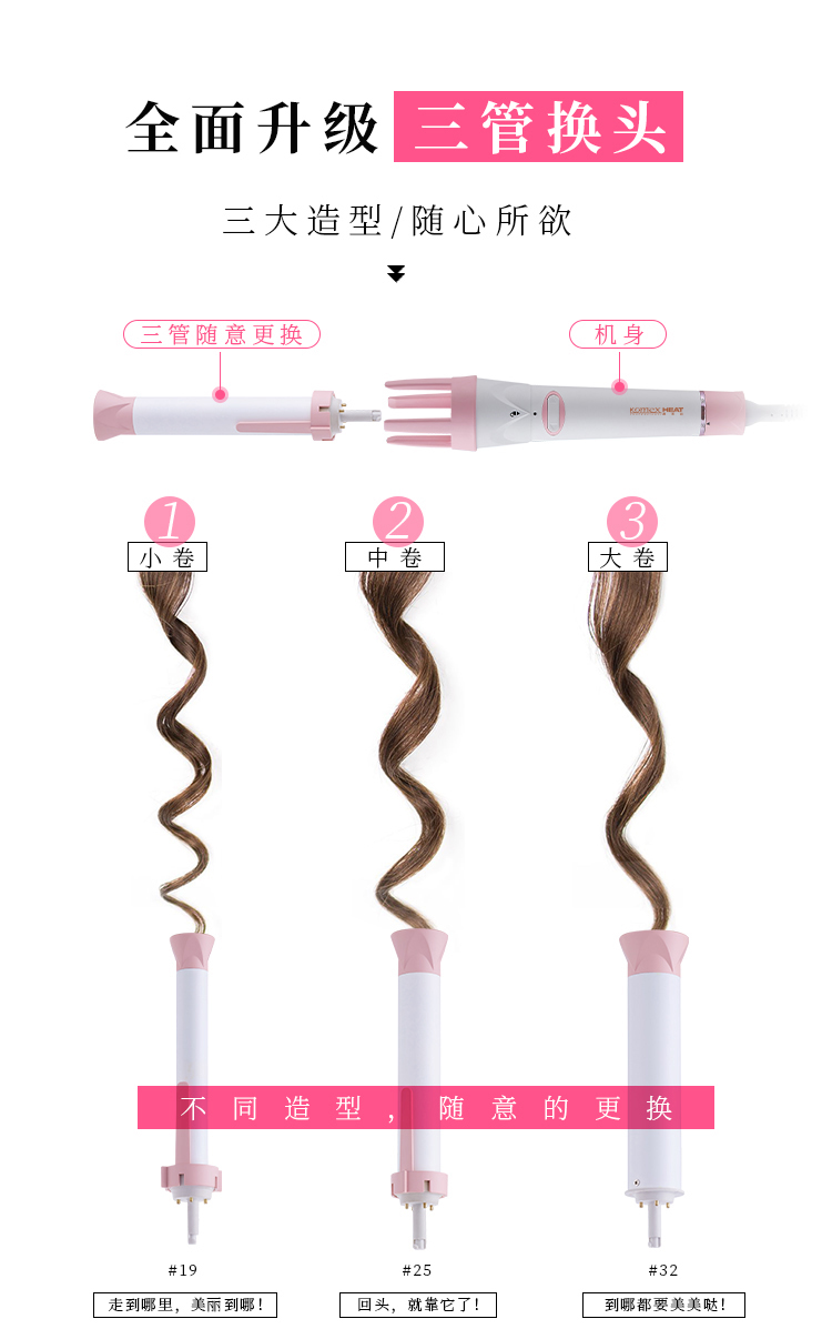 Infrared Curling Iron Intelligent Automatic Hair Curler Machine Curler Hair 