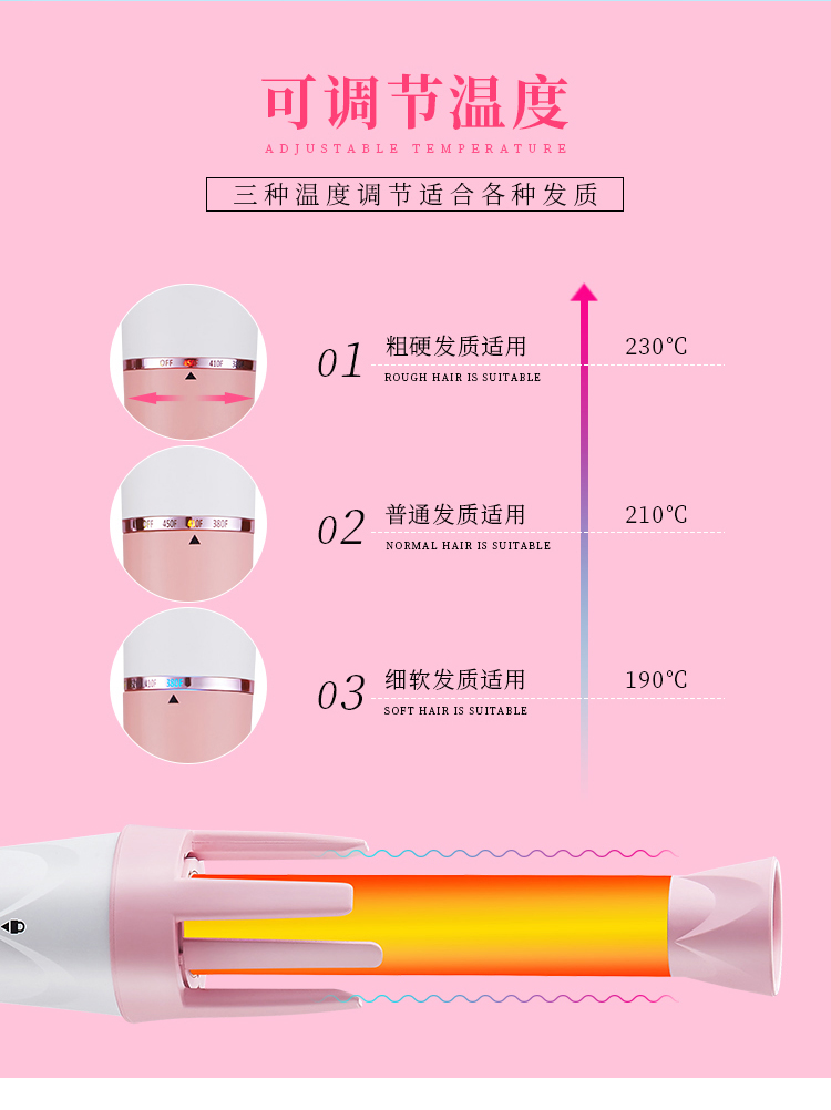 Infrared Curling Iron Intelligent Automatic Hair Curler Machine Curler Hair 