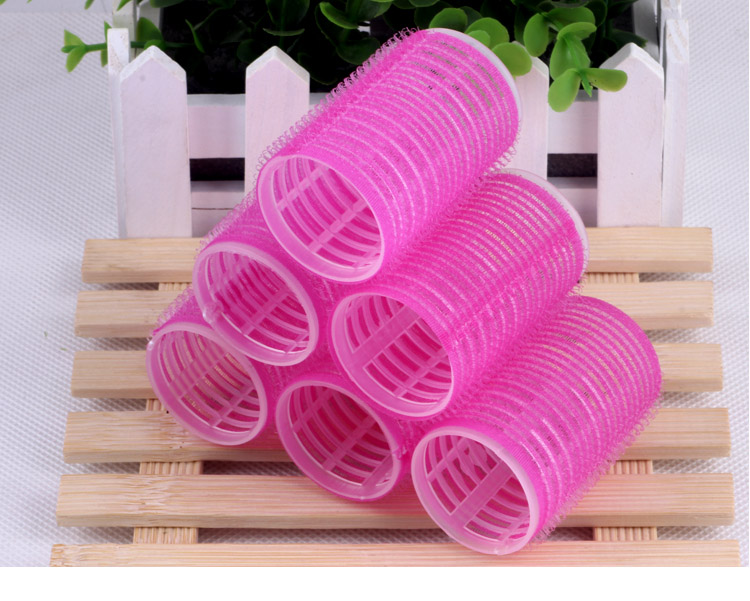 Magic self-adhesive roll of plastic hair curler pear head not to hurt the self-adhesive curls Magic self-adhesive roll of plastic hair curler pear head not to hurt the self-adhesive curls