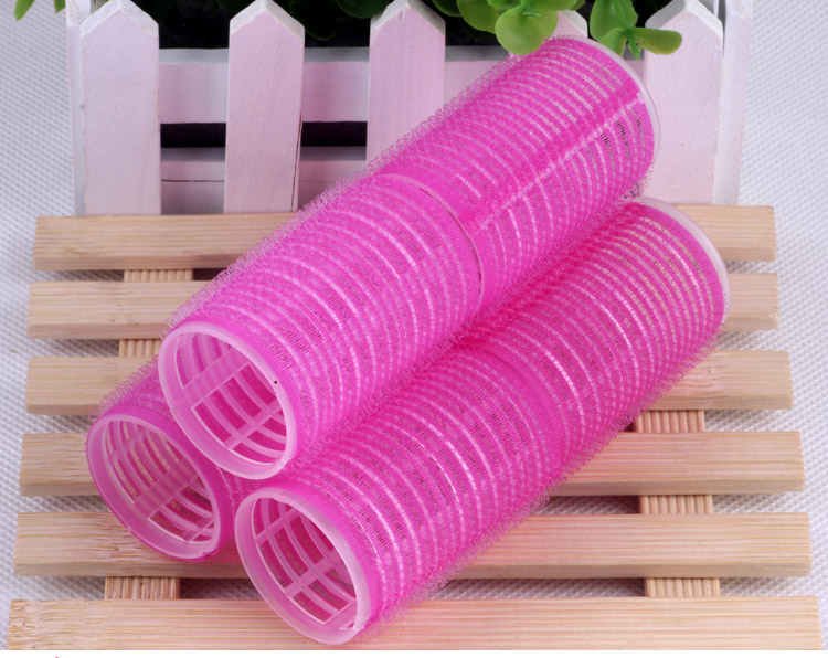 Magic self-adhesive roll of plastic hair curler pear head not to hurt the self-adhesive curls Magic self-adhesive roll of plastic hair curler pear head not to hurt the self-adhesive curls