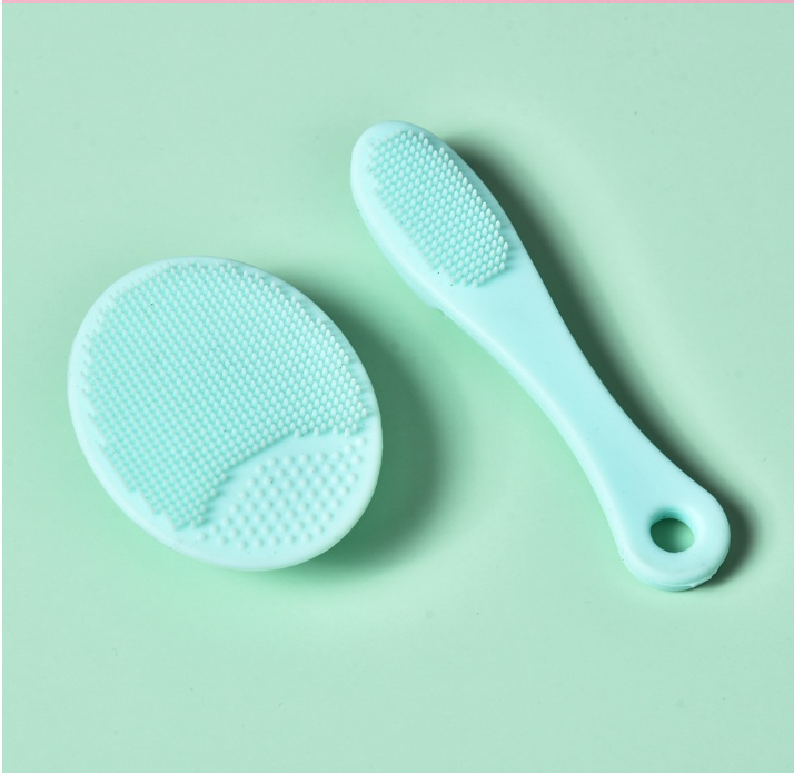 Silicone Face Cleansing Brush Super Soft Water Drop Facial Brush with Handle Silicone Face Cleansing Brush Super Soft Water Drop Facial Brush with Handle