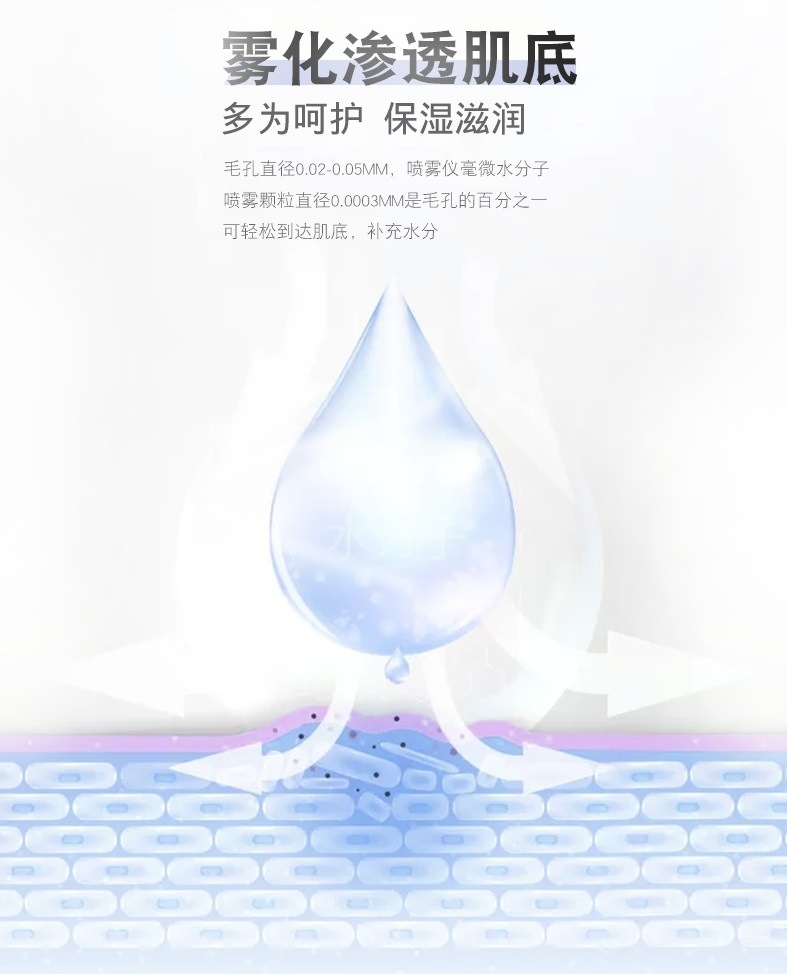 Cold Sprayer Double Tube Beauty Salon Household Cleansing Face Steaming Moisturizing Facial Care Beauty Water Sprayer Cold Sprayer Double Tube Beauty Salon Household Cleansing Face Steaming Moisturizing Facial Care Beauty Water Sprayer