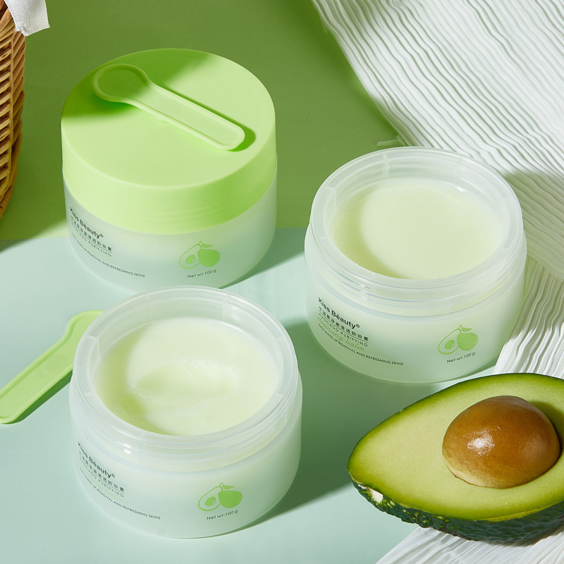 Kiss Beauty Avocado Clear and Clear Cleansing Cream Three-in-One Eye, Lip and Face Gentle and Clean Cleansing Oil