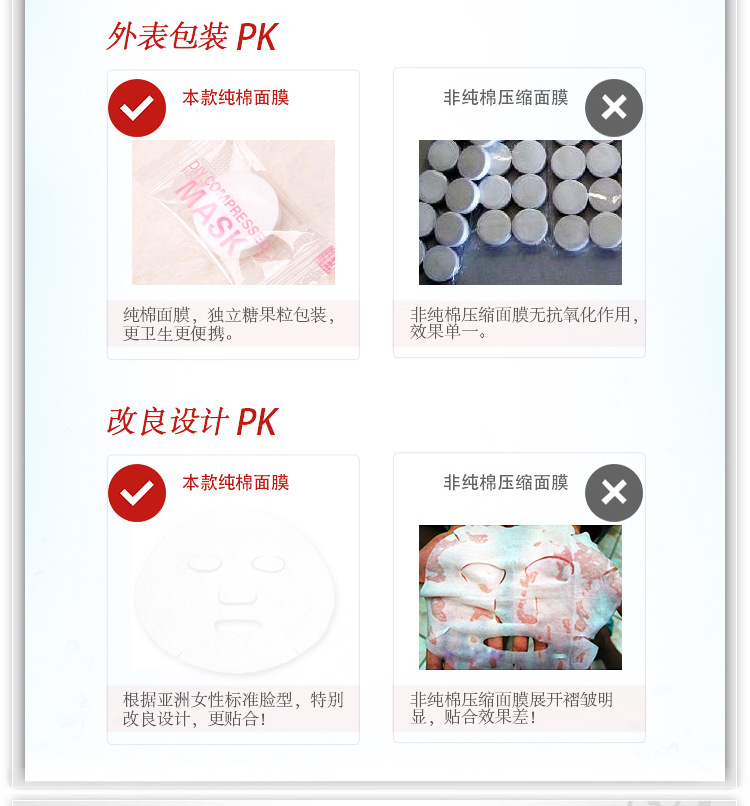 Cotton compressed facial mask replenishment mask Yizhilian 30 capsules DIY candy type mask wholesale