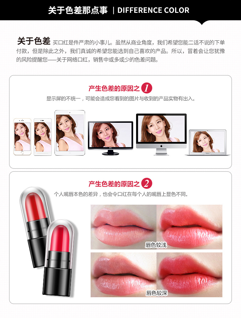 Bioaqua Jelly Lipstick Kit Discoloration Resistant Makeup Set Crayon Lipstick Lip Gloss Beauty One Piece Dropshipping