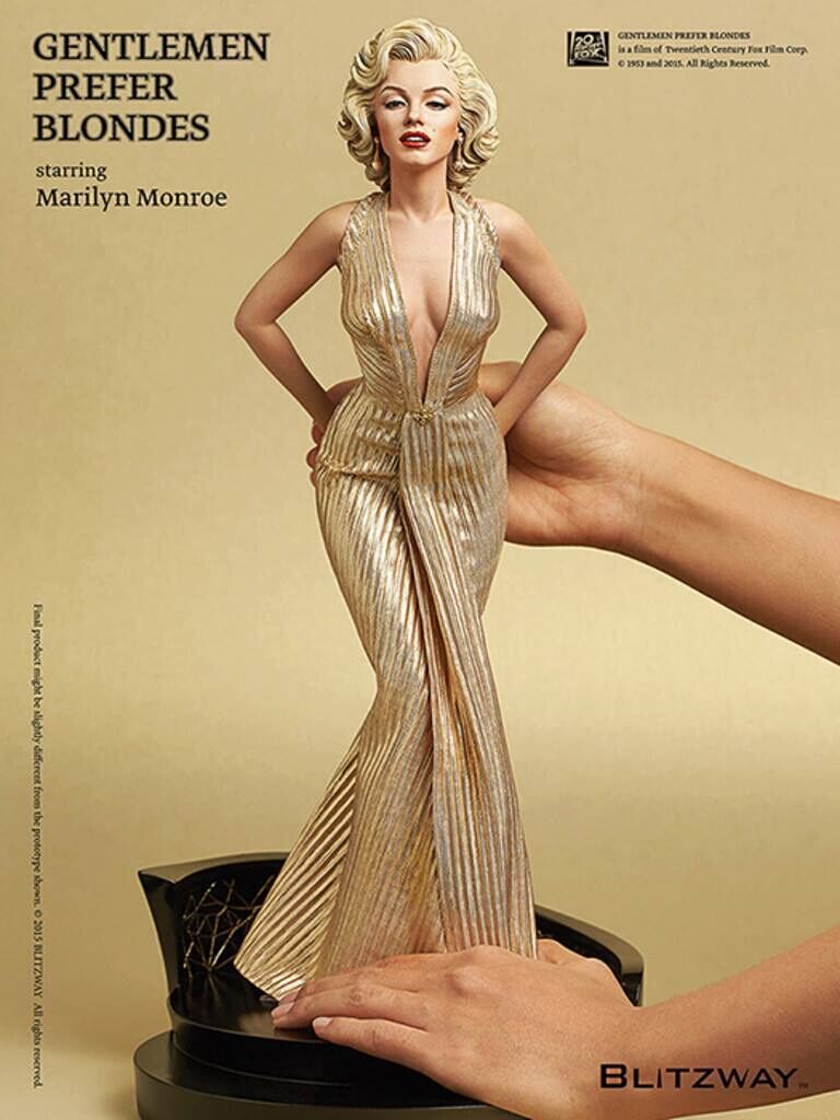 Anime Toy Garage Kit Beauty Marilyn Monroe 1/4 Statue Decoration