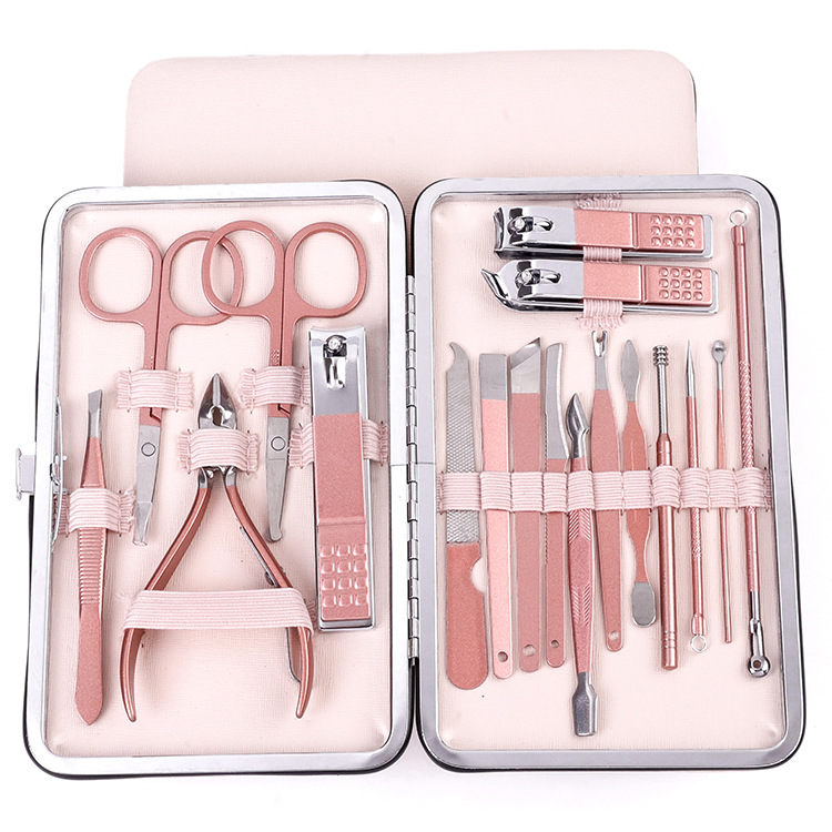 Zun Rudder Stainless Steel Nail Scissors Suit 7-Piece Set Pedicure Knife Beauty Pliers Nail Repair Manicure Gift Kit
