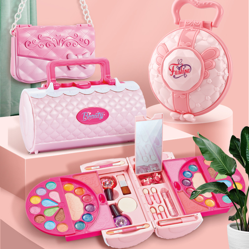 Children&#039;s Cosmetics Set Toy Princess Style Girl Beauty Play House Girl Makeup Kit Wholesale Gift