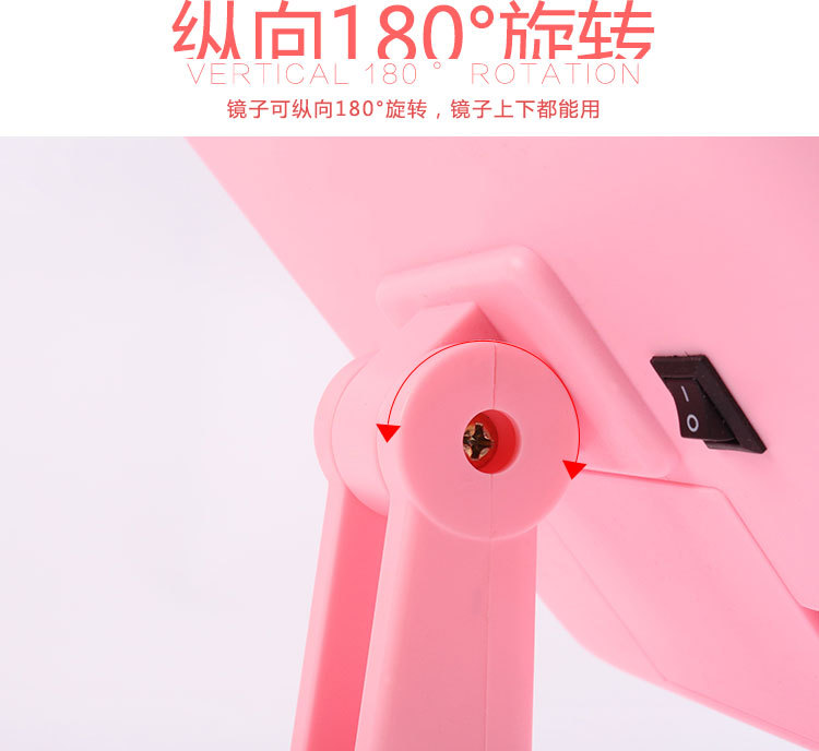Touch Induction Led Light Desktop Storage Makeup Mirror 16/22 Lamp Makeup Mirror Desktop 360 Rotating Vanity Mirror Touch Induction Led Light Desktop Storage Makeup Mirror 16/22 Lamp Makeup Mirror Desktop 360 Rotating Vanity Mirror