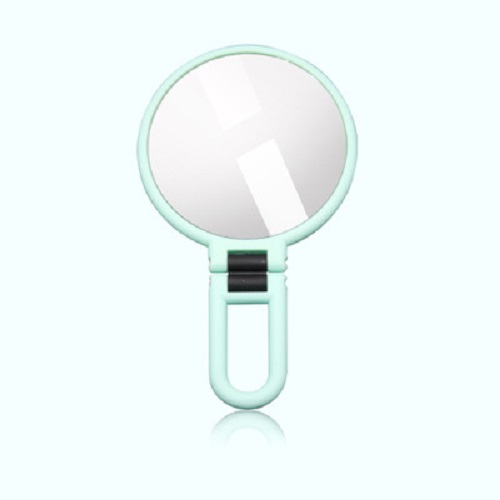 10 Times Magnification Small round Mirror 5 Times Makeup Mirror Princess Mirror Folding Portable Mirror HandHold Mirror