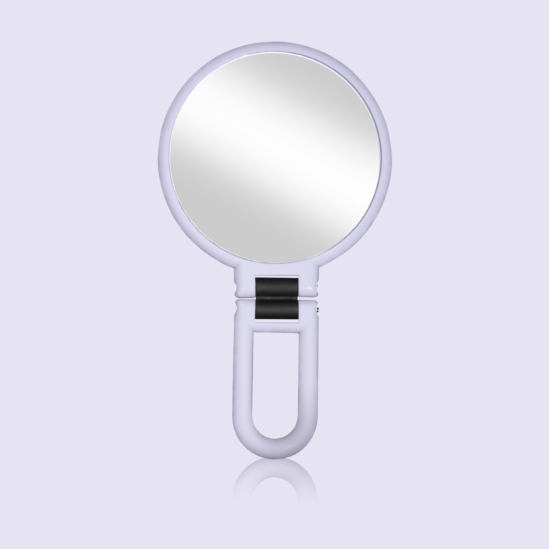 10 Times Magnification Small round Mirror 5 Times Makeup Mirror Princess Mirror Folding Portable Mirror HandHold Mirror