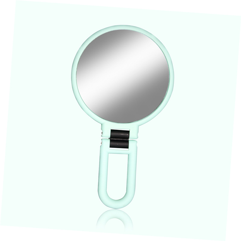 10 Times Magnification Small round Mirror 5 Times Makeup Mirror Princess Mirror Folding Portable Mirror HandHold Mirror