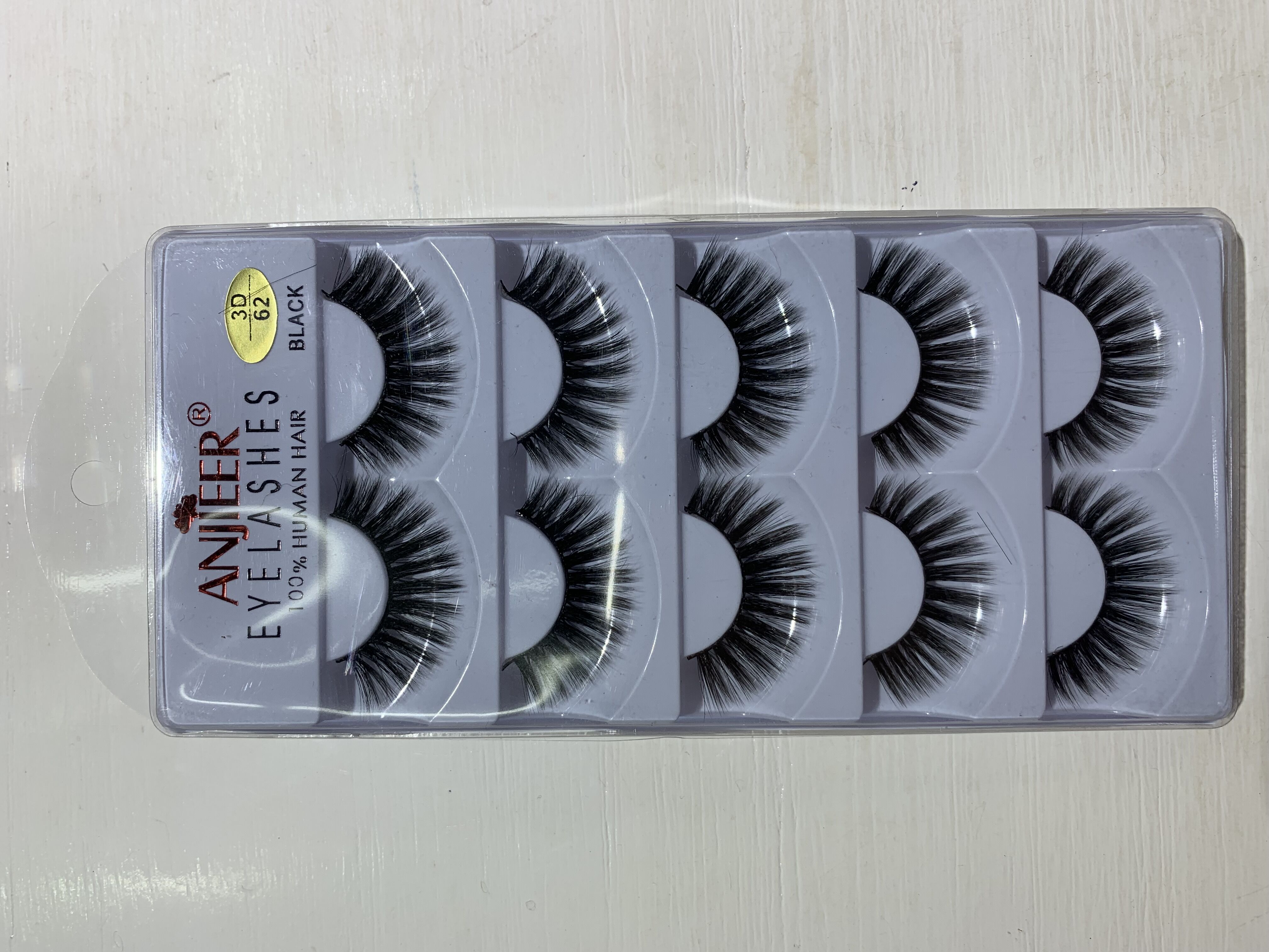 ANJIEER false eyelash female natural thick 3D 3D without makeup simulation hard stem double eyelid air eyelashes