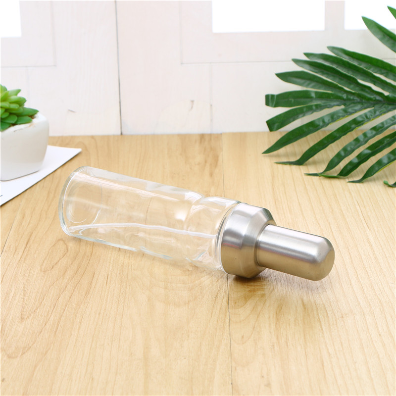 Transparent Glass Spray Bottle Storage Bottle Cosmetic Packaging Cosmetic Bottle Spray Pump
