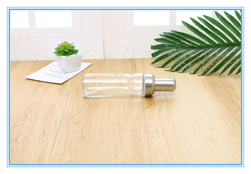 Transparent Glass Spray Bottle Storage Bottle Cosmetic Packaging Cosmetic Bottle Spray Pump