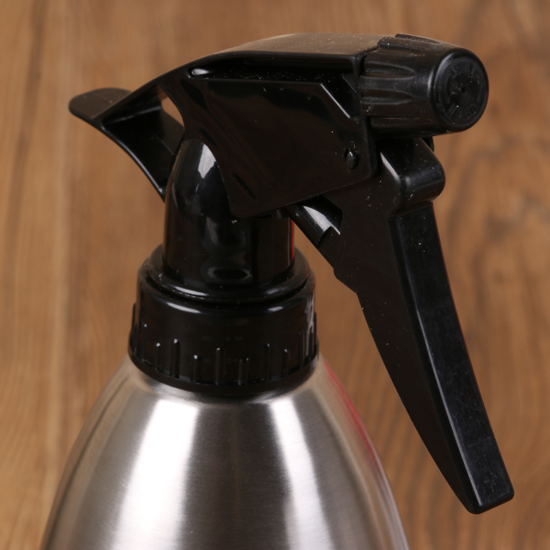 Factory Direct Sales Spot 304 Stainless Steel Small Spray Bottle Watering Hair Sprinkling Can Oil Dispenser 500ml