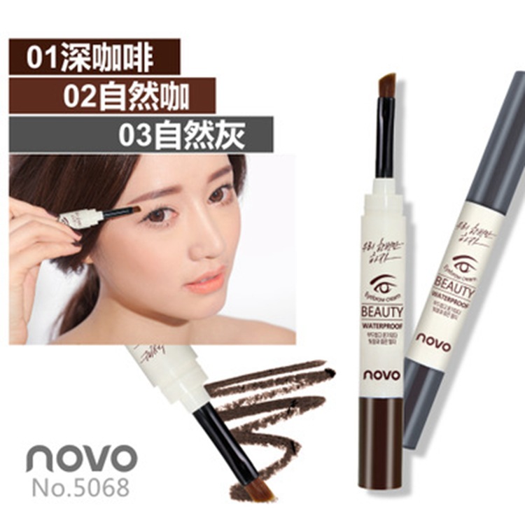 Cross-Border Makeup Novo Quick-Drying Eyebrow Cream Thrush Good Things Do Not Fade for a Long Time Eyebrow Powder 5068