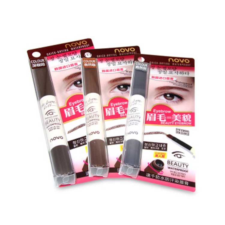 Cross-Border Makeup Novo Quick-Drying Eyebrow Cream Thrush Good Things Do Not Fade for a Long Time Eyebrow Powder 5068