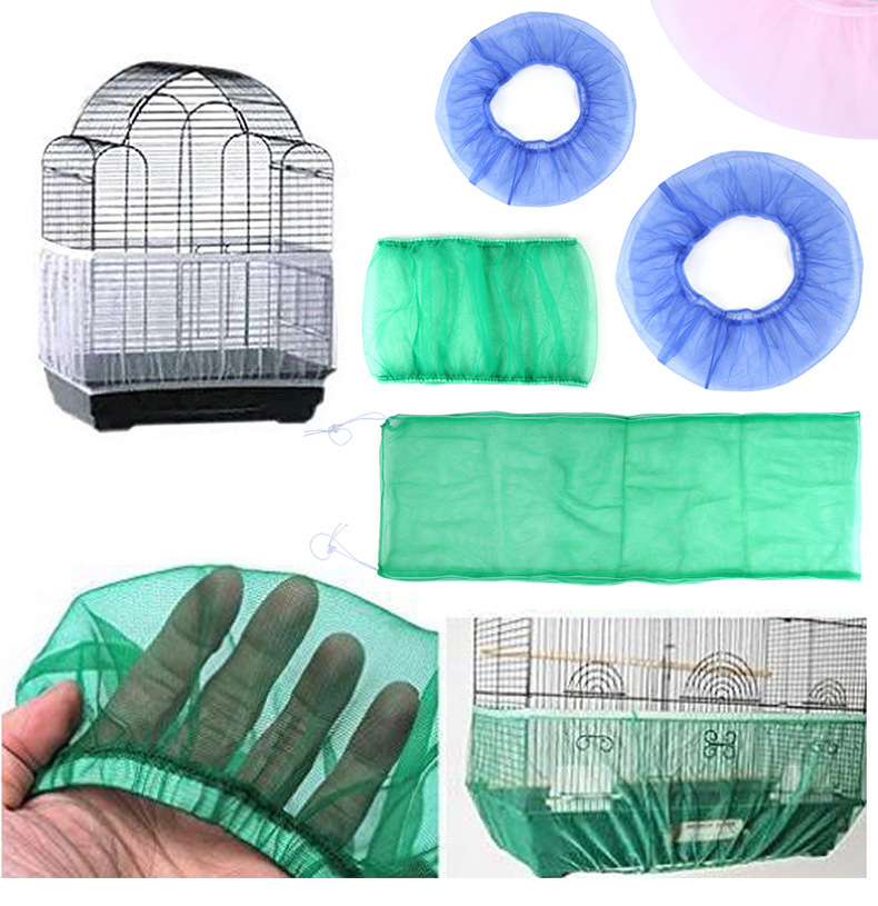 Amazon Mesh Bird Dust-Proof Bird Cage Accessories Parrot Thrush Elder Brother Lark Gauze Large and Medium Size Amazon Mesh Bird Dust-Proof Bird Cage Accessories Parrot Thrush Elder Brother Lark Gauze Large and Medium Size
