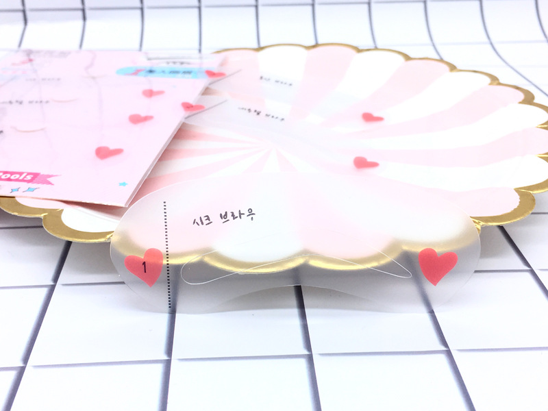 Tok Live Stream South Korea Eyebrow Stencil Thrush Piece Artifact Decoration Eyebrow Stencil Word Eyebrow Stencil Whole