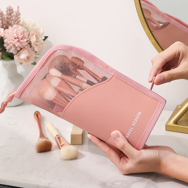 Factory Direct Supply Multifunctional Portable Thrush Bag Cosmetics Buggy Bag Visual Hand Holding Multi Functional Bag