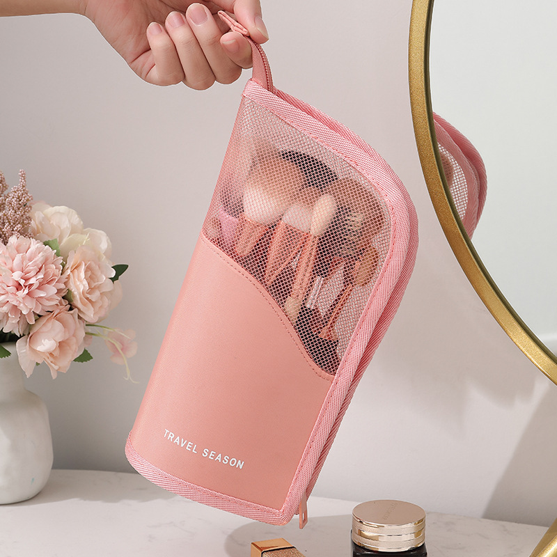 Factory Direct Supply Multifunctional Portable Thrush Bag Cosmetics Buggy Bag Visual Hand Holding Multi Functional Bag