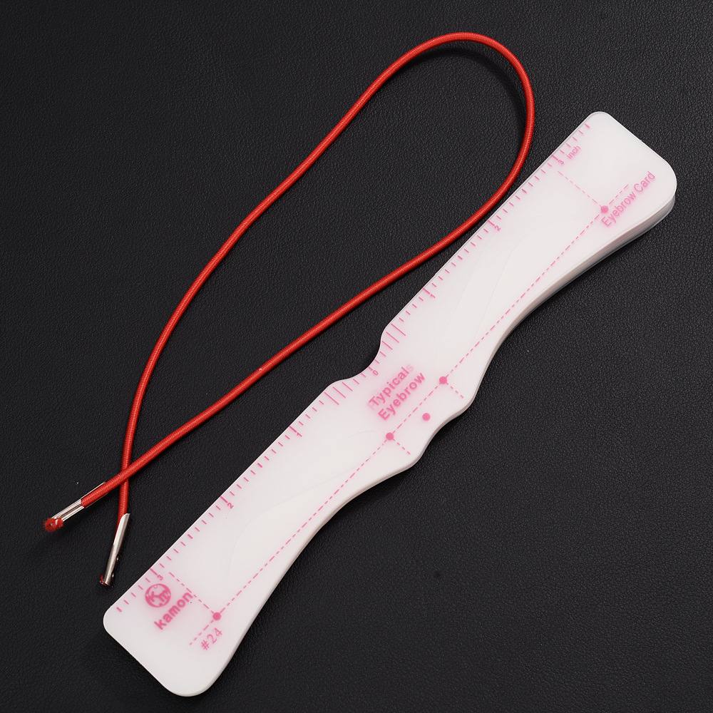 2020 New 24 Pieces Eyebrow Stencil Beginner HeadMounted OnePiece Hollow Silicone Eyebrow Stencil Thrush Eyebrow Trimmer