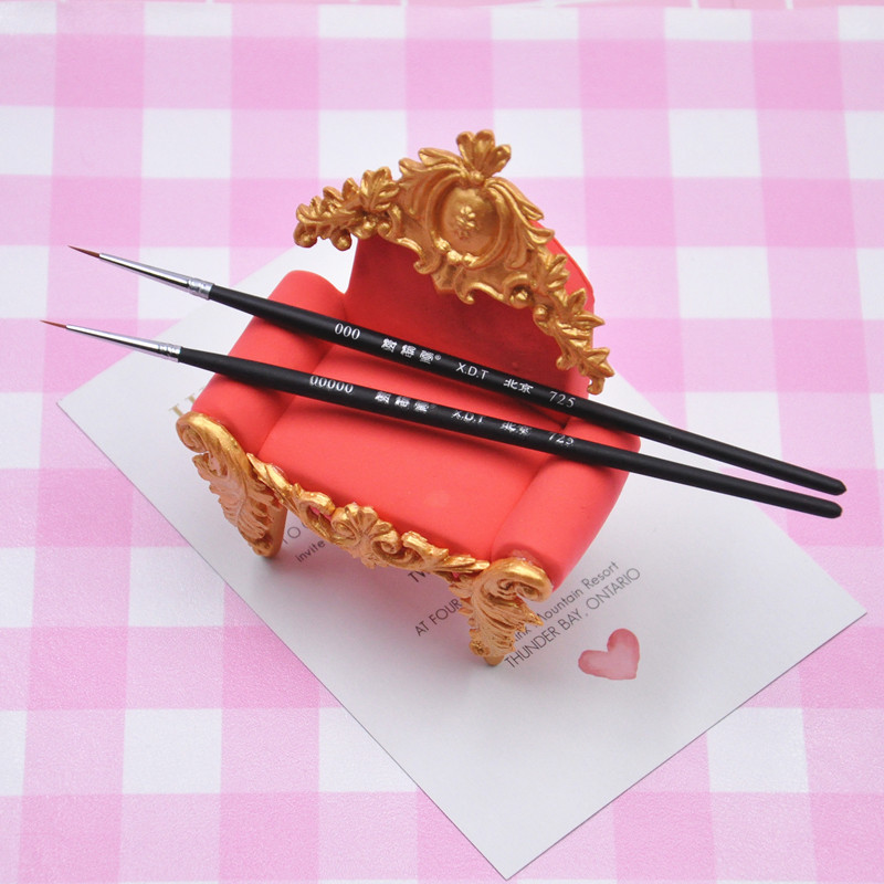 Xie Detang Hook Line Pen Xiedang 00000# Feature Brush Clay Drawing Edge Thrush Nylon Fine Cosmetic Brush