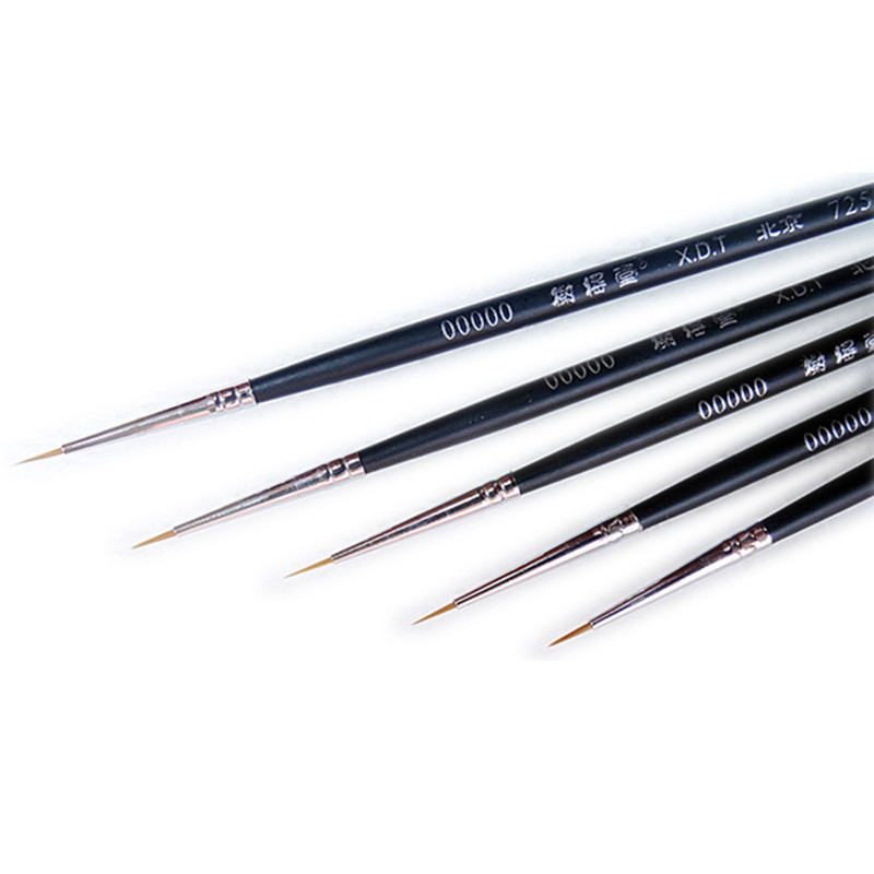 Xie Detang Hook Line Pen Xiedang 00000# Feature Brush Clay Drawing Edge Thrush Nylon Fine Cosmetic Brush