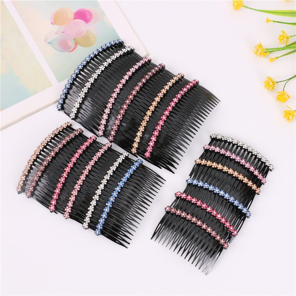 Black Hairpin Adult Jewelry Hair Pressing Comb Hair Comb Non-Slip Head Clip Word Clip Bangs Hairpin