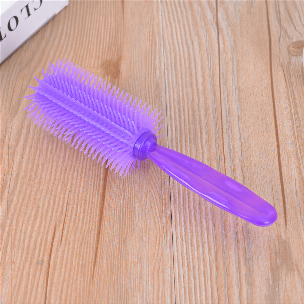 Color Hair Curling Comb Portable Waves Roll Large Roll Comb Female Anti-Static Massage Hair Care Comb Makeup Comb