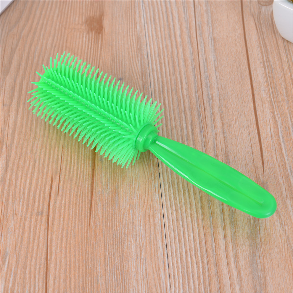 Color Hair Curling Comb Portable Waves Roll Large Roll Comb Female Anti-Static Massage Hair Care Comb Makeup Comb