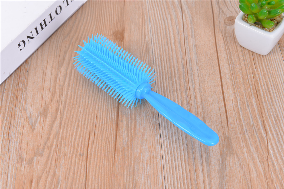 Color Hair Curling Comb Portable Waves Roll Large Roll Comb Female Anti-Static Massage Hair Care Comb Makeup Comb