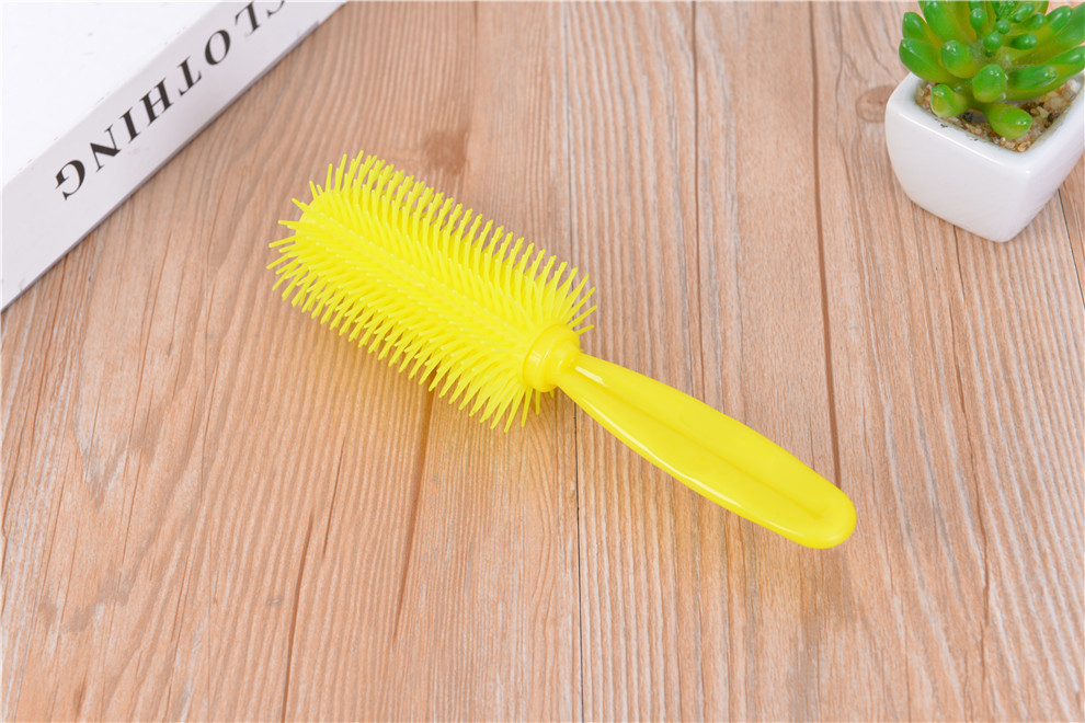 Color Hair Curling Comb Portable Waves Roll Large Roll Comb Female Anti-Static Massage Hair Care Comb Makeup Comb