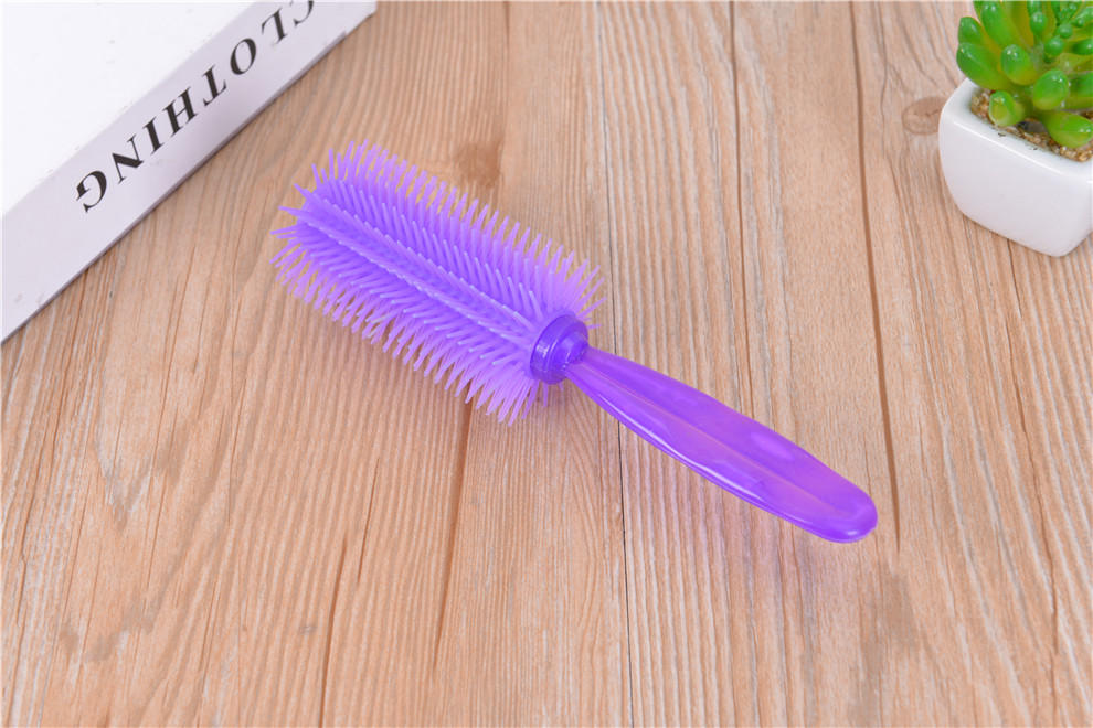 Color Hair Curling Comb Portable Waves Roll Large Roll Comb Female Anti-Static Massage Hair Care Comb Makeup Comb
