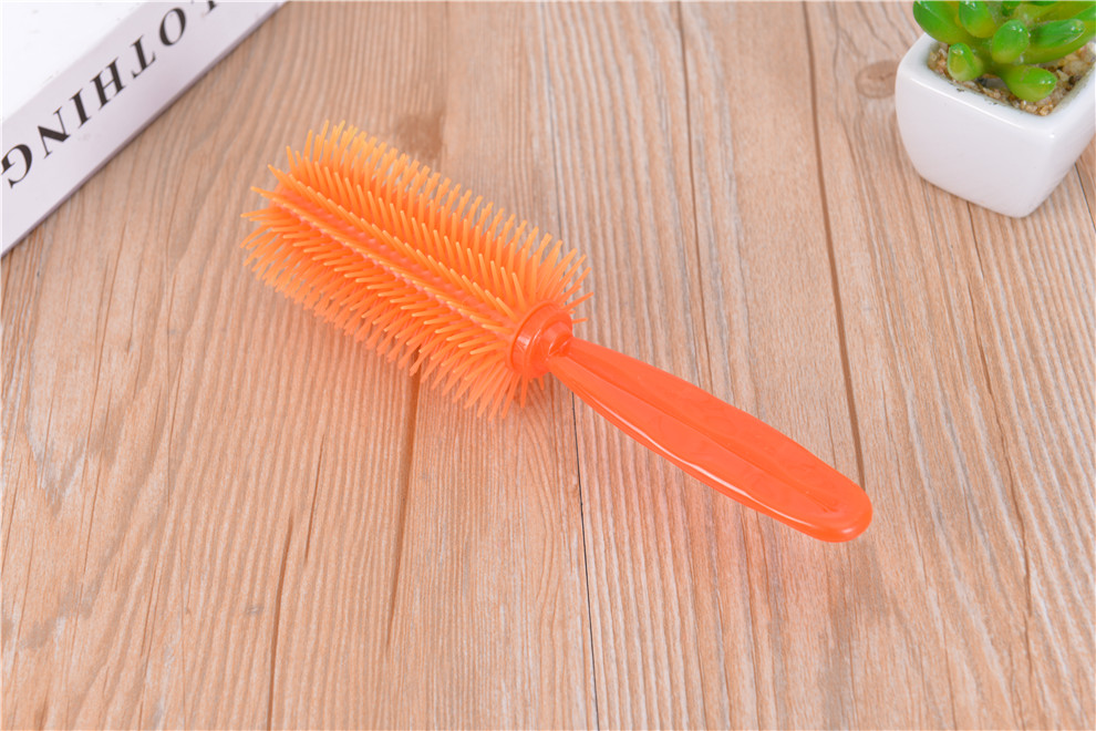 Color Hair Curling Comb Portable Waves Roll Large Roll Comb Female Anti-Static Massage Hair Care Comb Makeup Comb