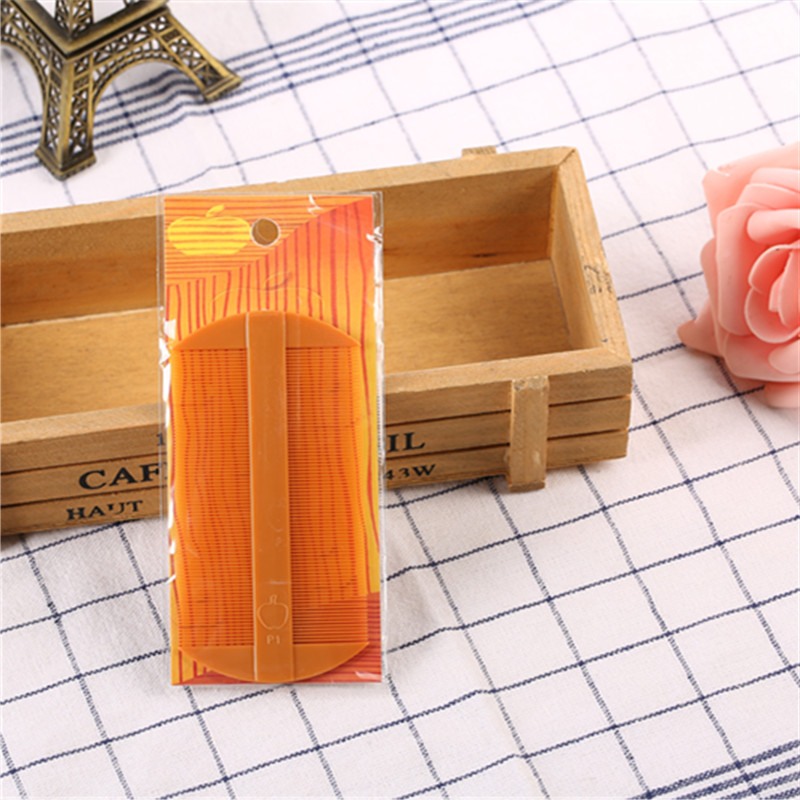Denticulate lice comb comb comb plastic double-sided comb to clear dandruff dandruff strainer unary goods wholesale.