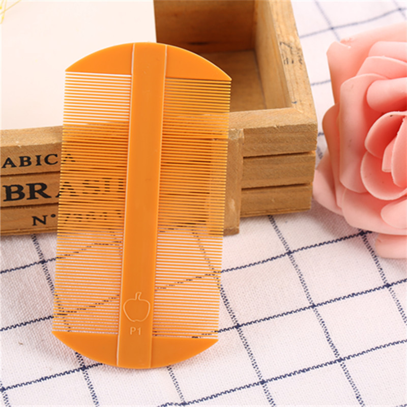 Denticulate lice comb comb comb plastic double-sided comb to clear dandruff dandruff strainer unary goods wholesale.