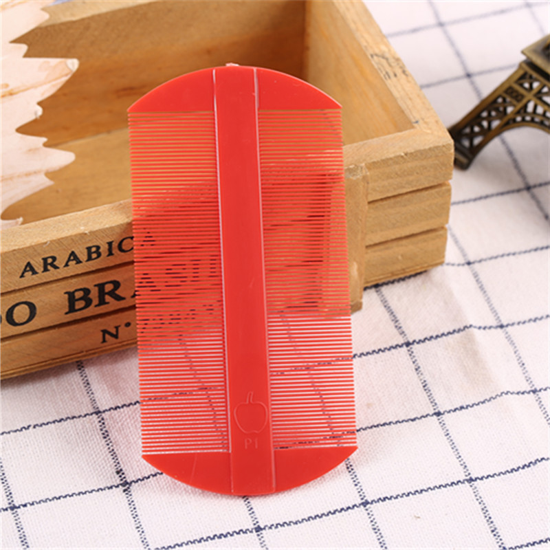 Denticulate lice comb comb comb plastic double-sided comb to clear dandruff dandruff strainer unary goods wholesale.