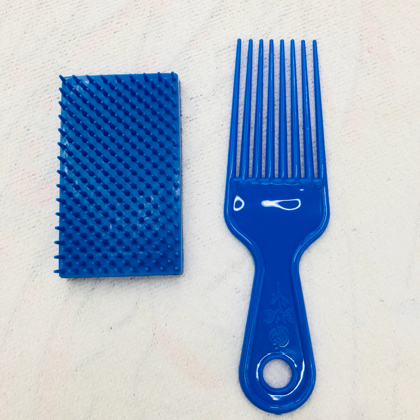 Combination Comb Makeup Mirror Separation Hairclip Comb Set Factory Direct Sales Source Supply Foreign Trade Export