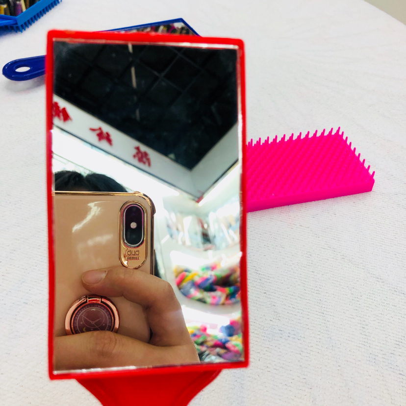 Combination Comb Makeup Mirror Separation Hairclip Comb Set Factory Direct Sales Source Supply Foreign Trade Export
