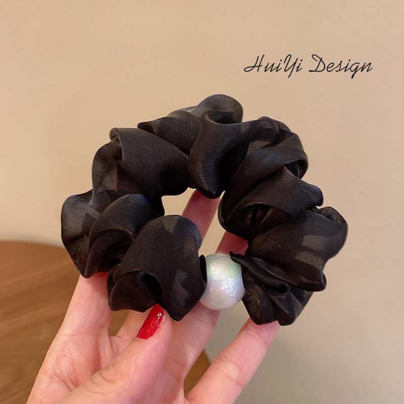 Korean Style Minimalist Solid Color Fine Hair Tie Hair Accessories Whole Fairy Net Red Pressed Hair Pleated Headband Korean Style Minimalist Solid Color Fine Hair Tie Hair Accessories Whole Fairy Net Red Pressed Hair Pleated Headband
