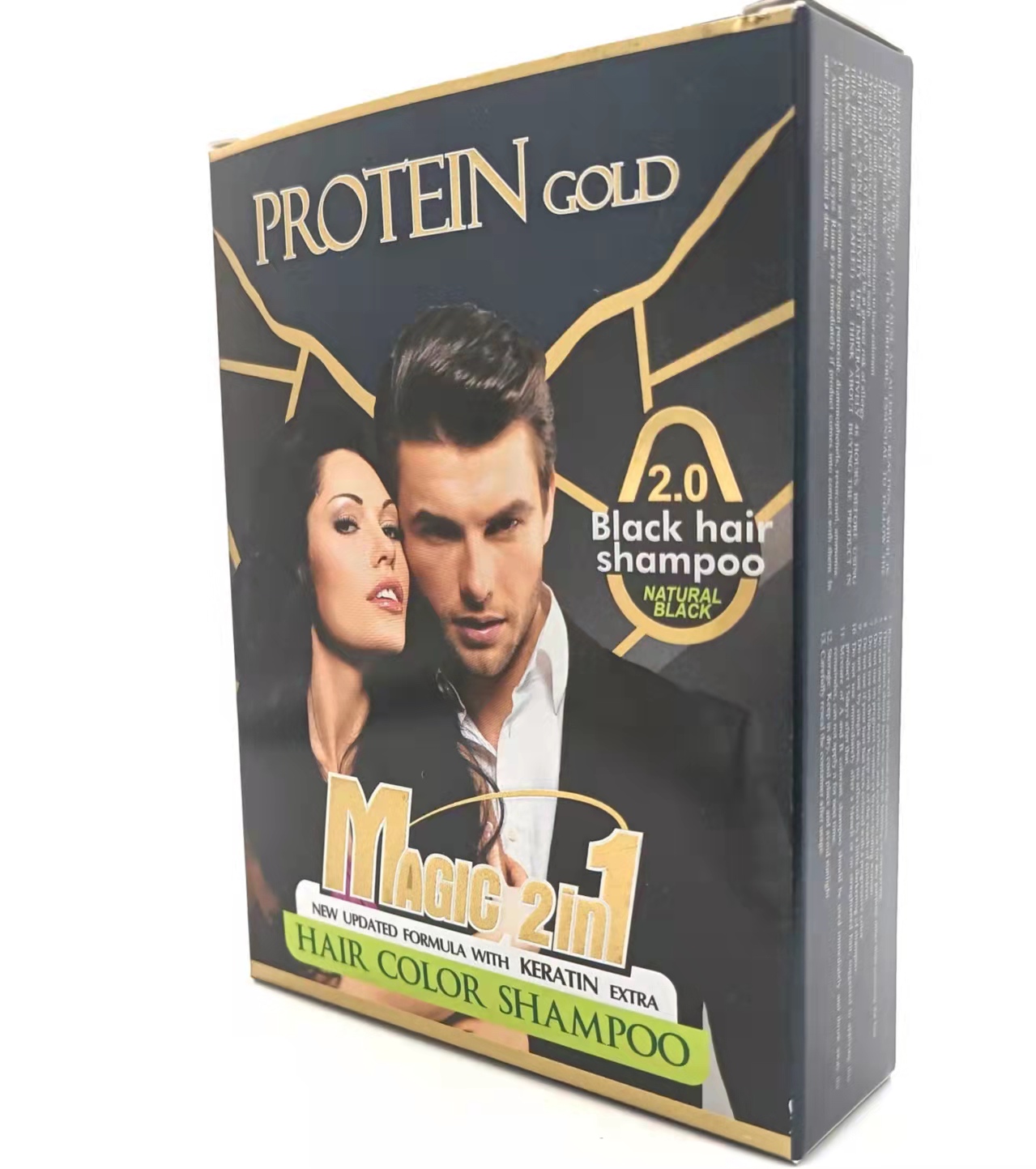 25ml * 4 Bags A + B Wash Black PROTEIN GOLD Shampoo Mild and non irritating 25ml * 4 Bags A + B Wash Black PROTEIN GOLD Shampoo Mild and non irritating